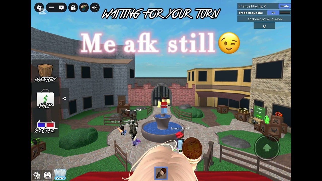 Playing mm2 like always 😌😌