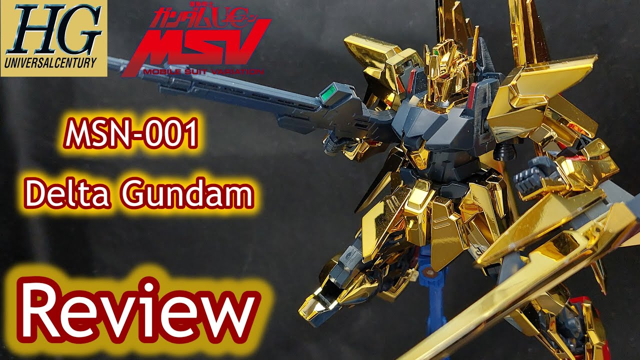 HG Delta Gundam Review | Mobile Suit Gundam Unicorn MSV