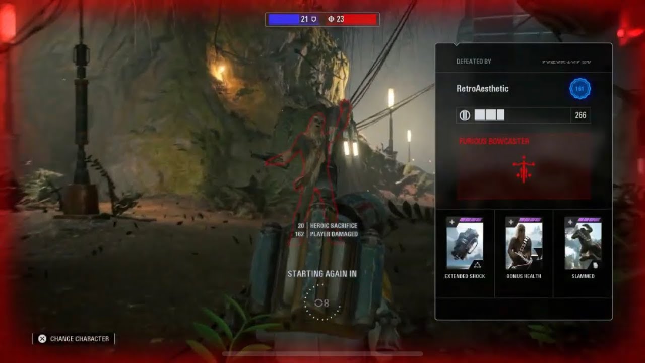 Star Wars Battlefront 2 - HvV Toxic Chewy Gets Frustrated With Me
