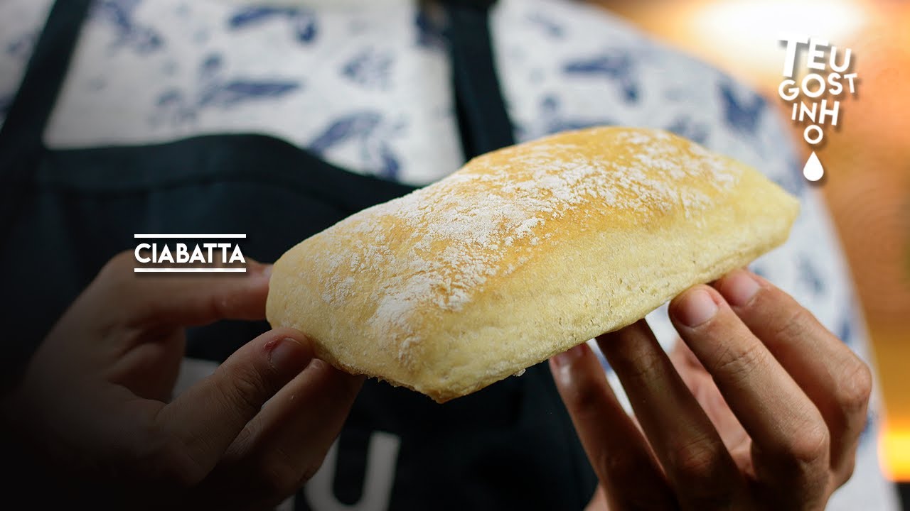 Ciabatta - uma receita de pão fácil e muito barata | Teu Gostinho