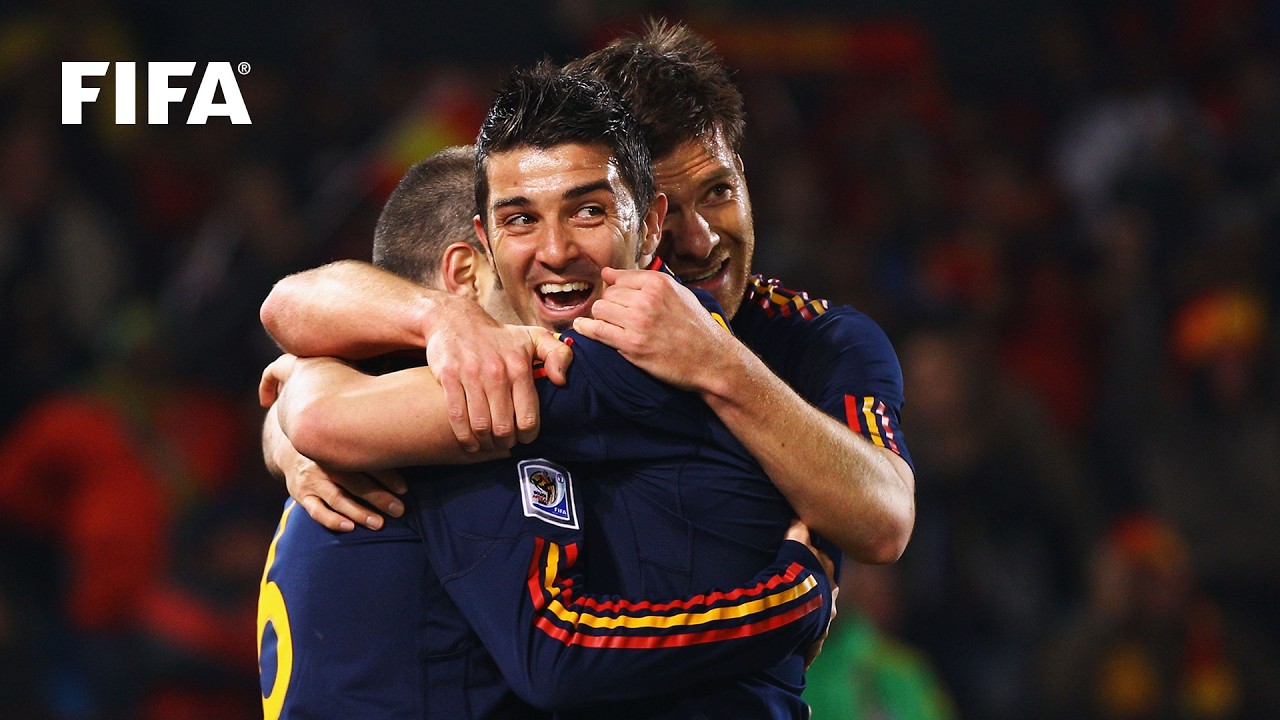 Every David Villa Goal at the World Cup | Spain (2006-2014)