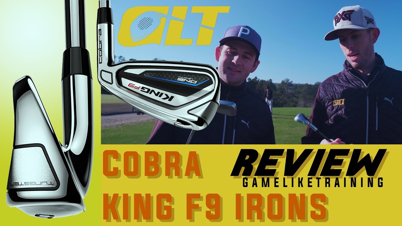 NEW Cobra F9 Speedback Irons Review - Hitting Off Real Grass & Using Real Golf Balls