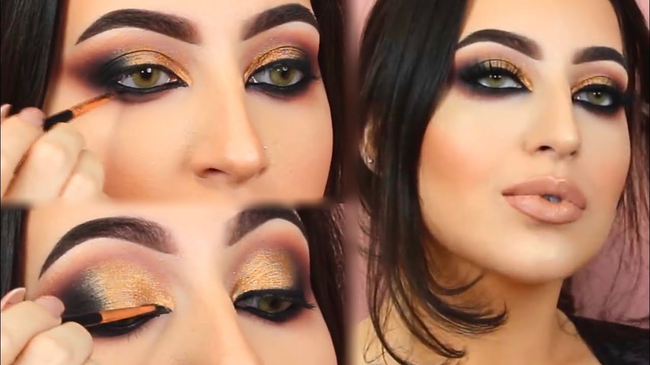 Dramatic Gold Smokey Eye Tutorial | Melissa Samways