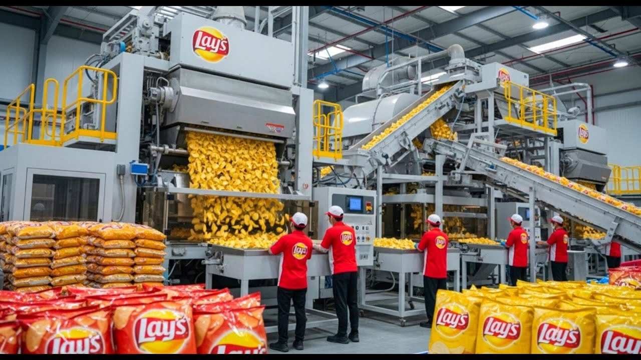 Inside the World's Largest Lay's Factory: From Potato Farm to Billions Dollar $ Chips (Full Process)