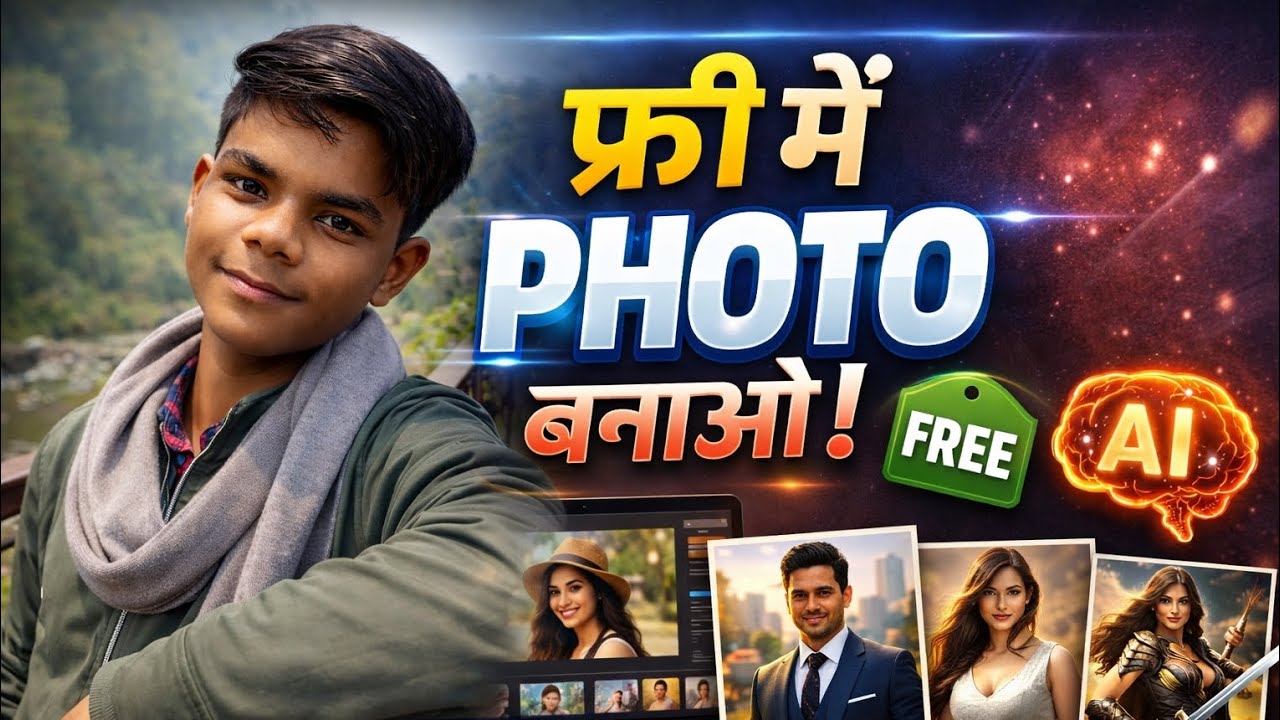 Ek Click Mein Free AI Photo 😍 Beginner Friendly🚀 