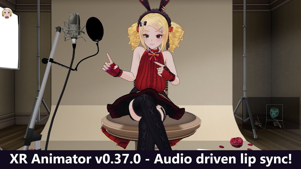 XR Animator 0.37.0 - Audio driven lip sync!