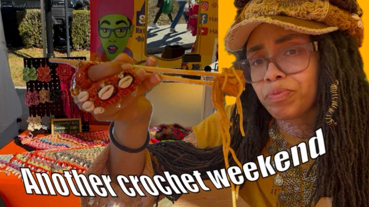 Crochet Market Vlog: Good Sales, Slow Sales & Why We Still Show Up