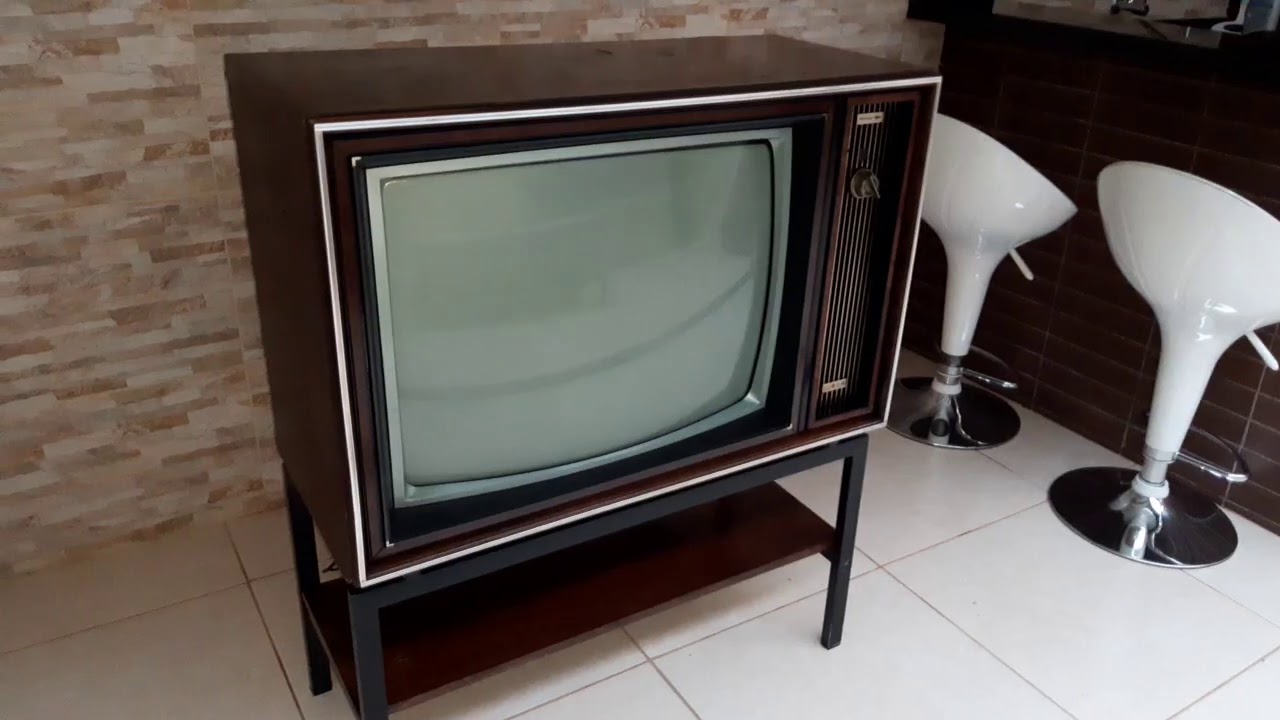 TV PHILCO FORD 1972 B-805, PRIMEIRA TV A CORES DA PHILCO DE 26 POLEGADAS, VALVULADA