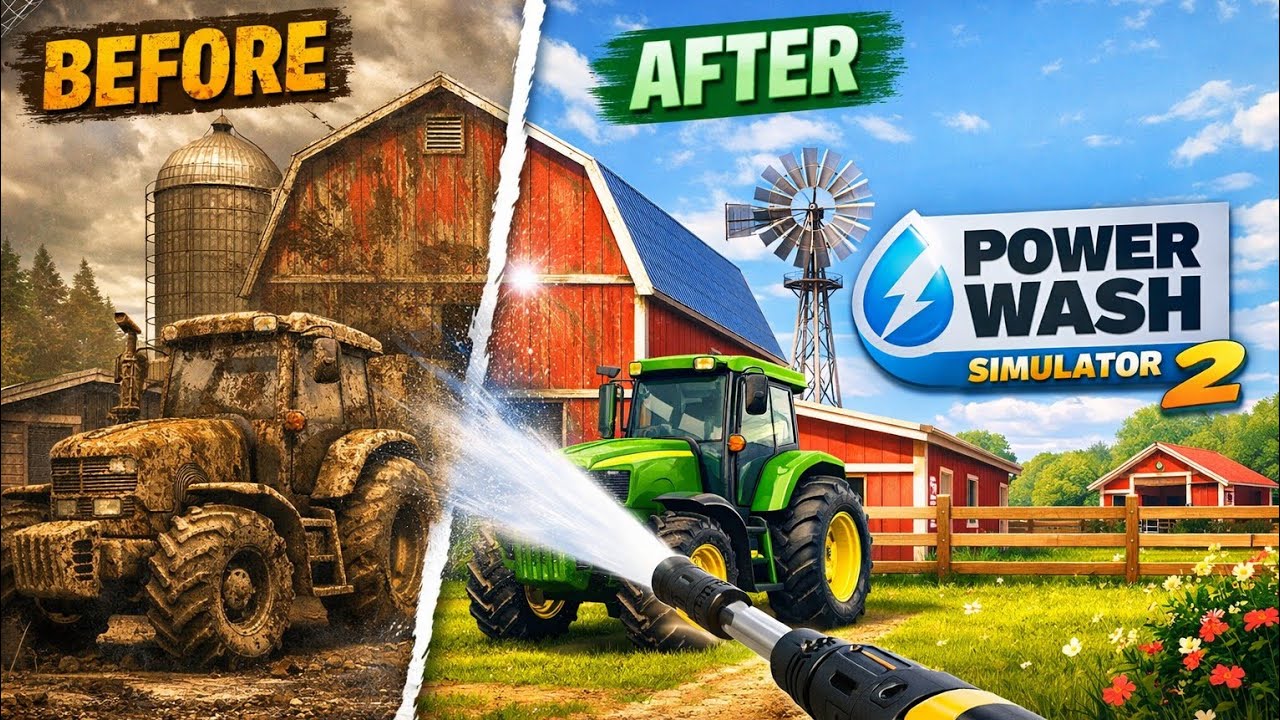 I Cleaned the Entire Farm in PowerWash Simulator 2