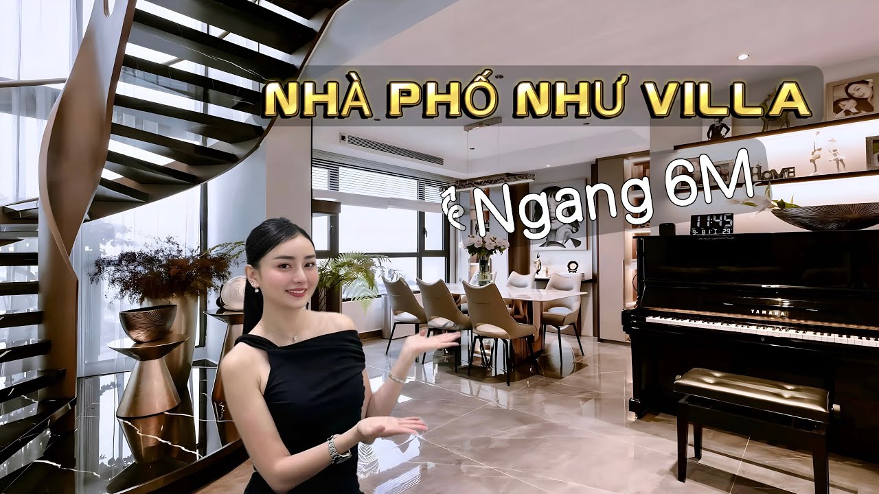 Ngang 6M Hiếm Căn Như VILLA Sang Trọng | Mua Nhà Đẹp Gò Vấp Quá Dễ Dàng Có Thang Máy Chất 