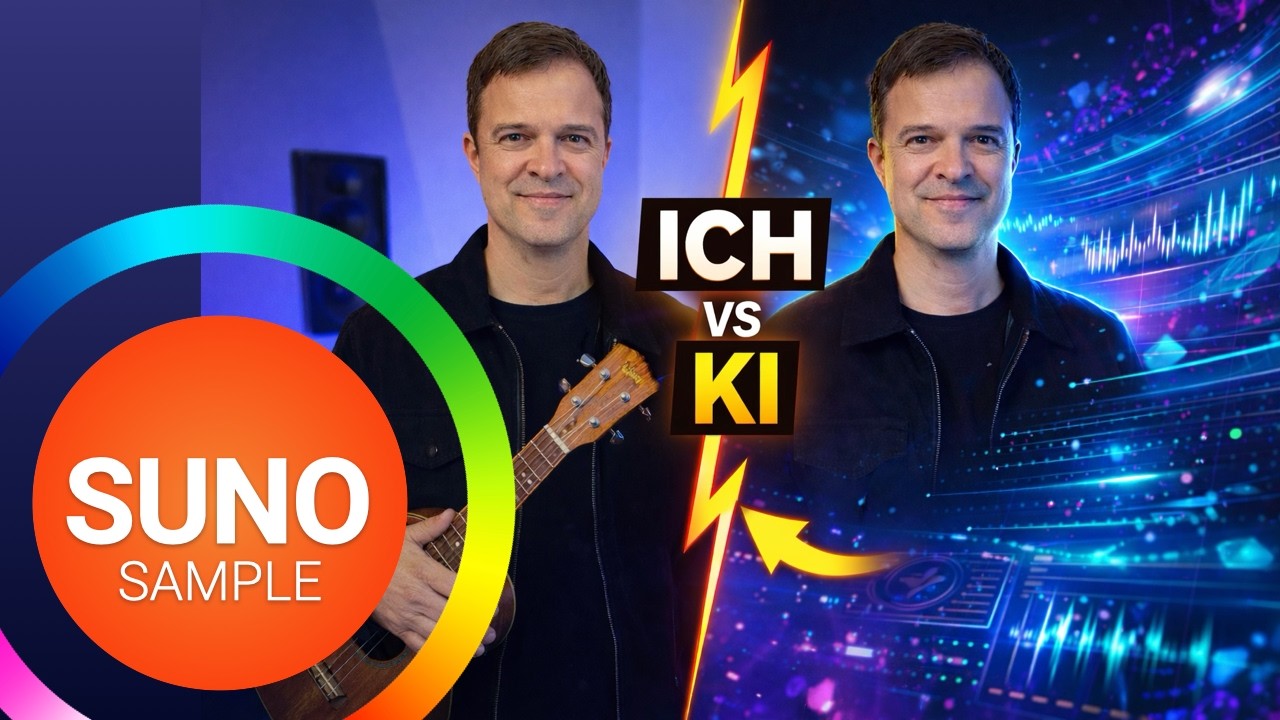Suno Sample: Ich vs KI – aus Ukulele wird ein echter Song