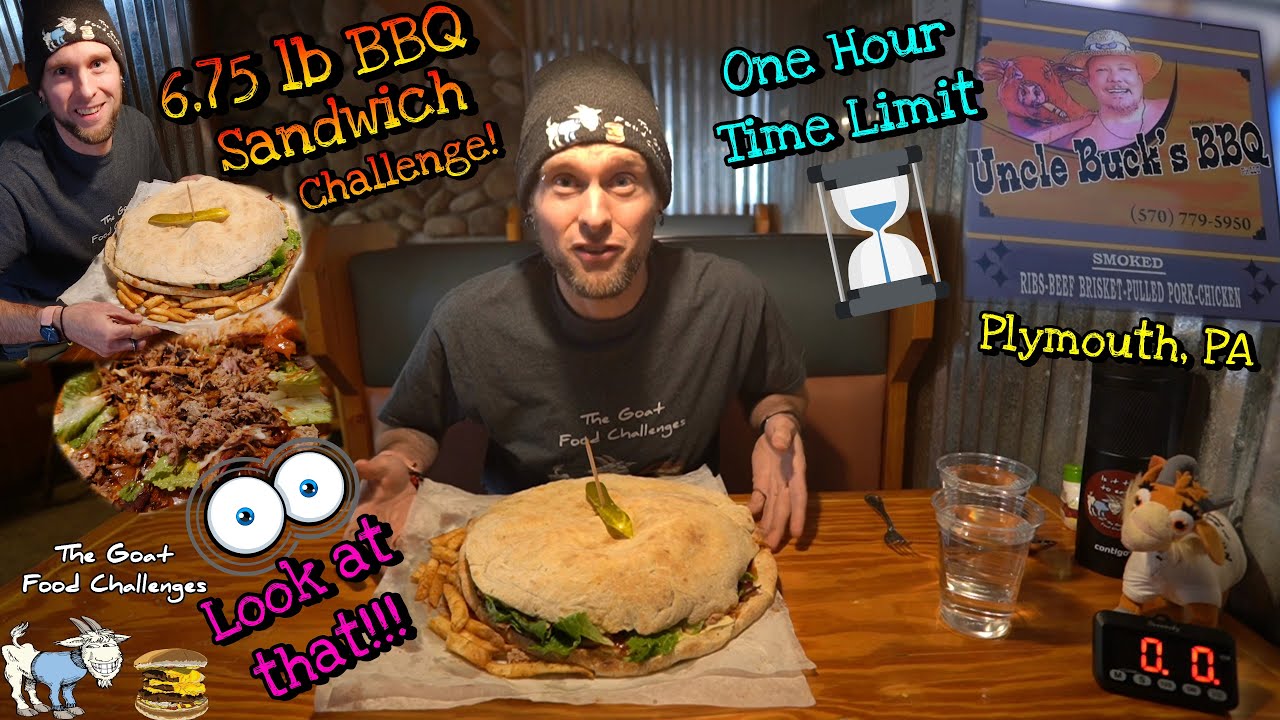 TGFC's E184 - Uncle Bucks BBQ 6.75lb Sandwich Challenge | Plymouth, PA