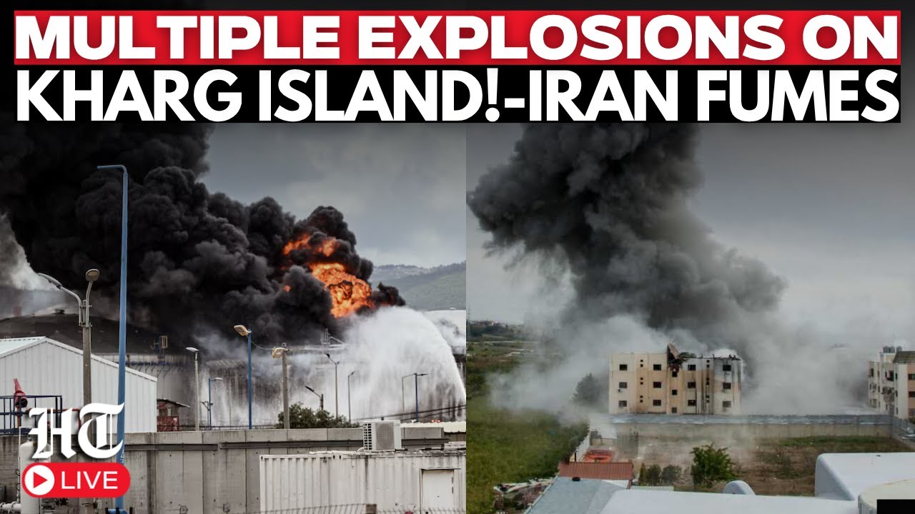 Iran War Live News | Multiple Explosions Rattle Kharg Island: Report | Strait of Hormuz | US News
