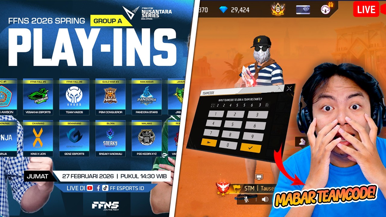 🔴 NGABUBURIT MABAR SAMBIL NONTON FFNS!