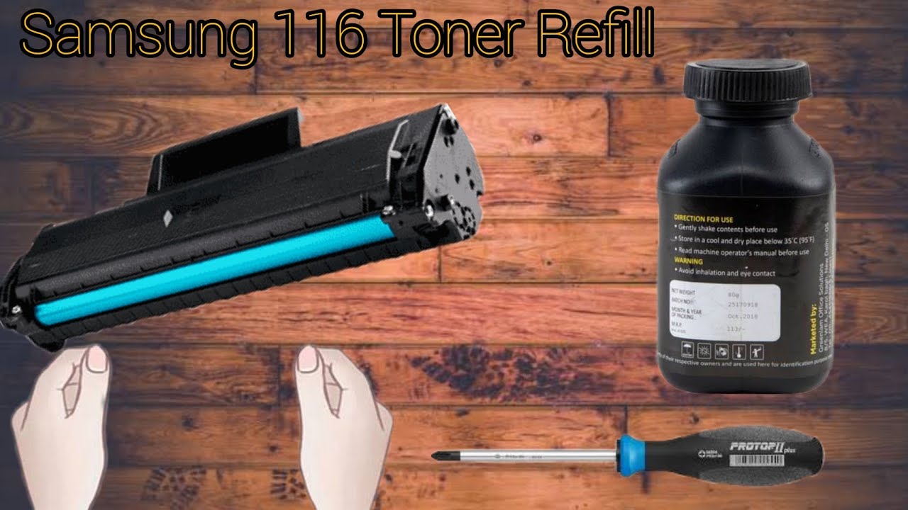 Samsung Toner Cartridge refill  MLT-D116L, MLT-D116S | at home