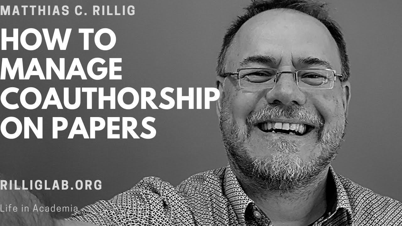 How to manage co-authorship on papers. #publishing #phd #phdlife #authorship