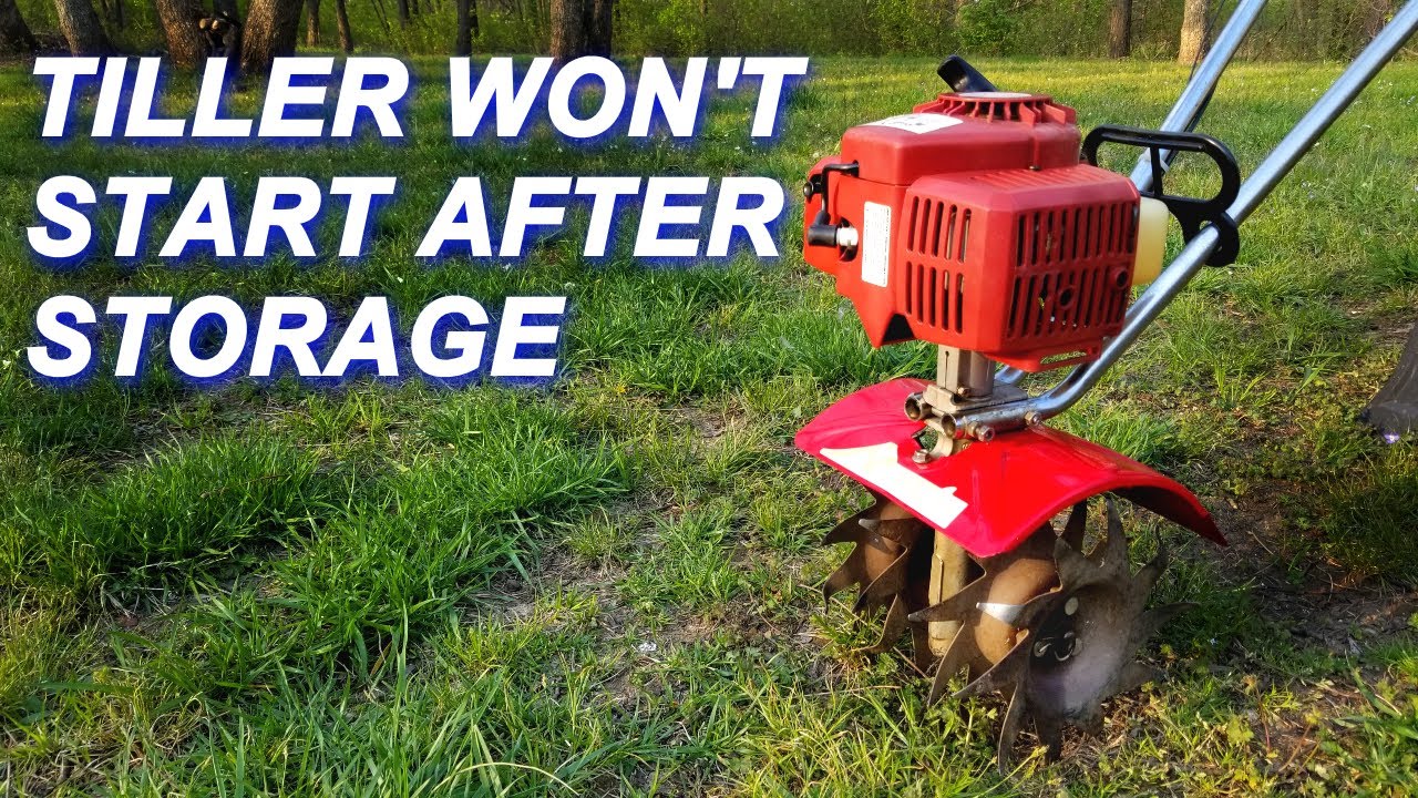 Free Mantis tiller leaks gas and won't start