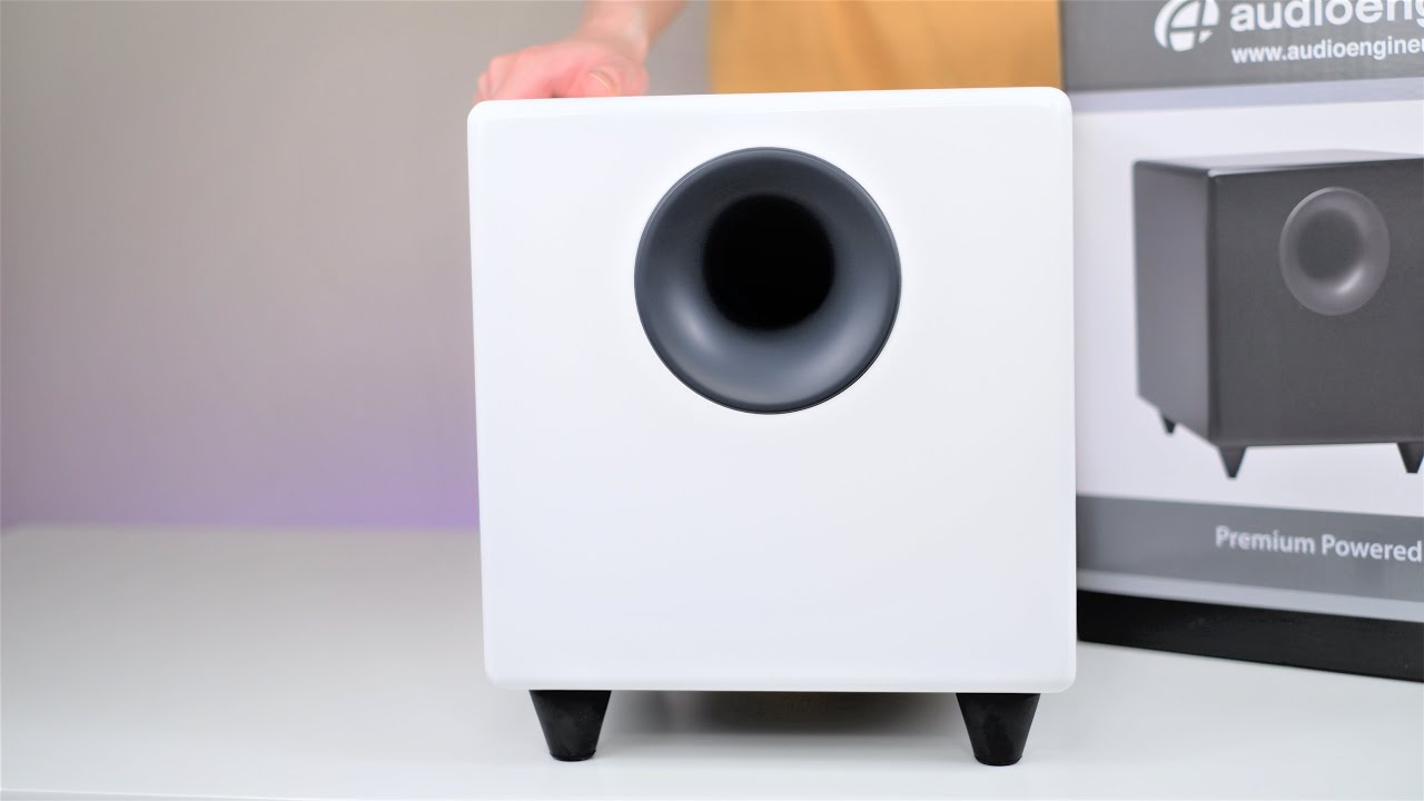 Audioengine S8 250W Subwoofer HI-GLOSS White Unboxing [4k60p]