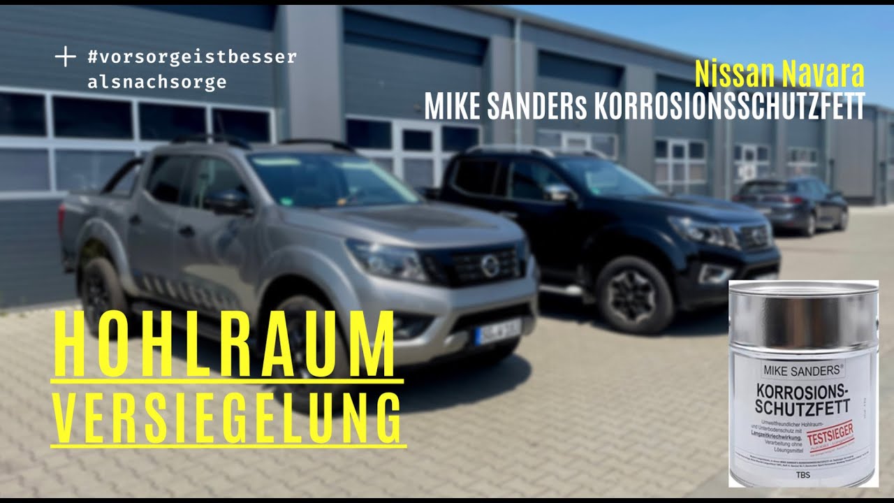 Nissan Navara Hohlraumversiegelung & Unterbodenkonservierung mit Mike Sanders Korrosionsschutz Fett