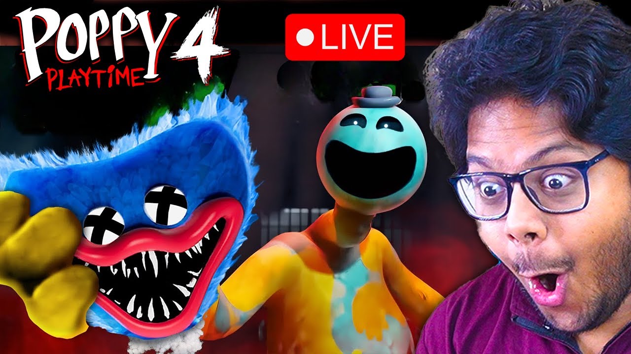 🔴 POPPY PLAYTIME CHAPTER 4 LIVE FULL GAMEPLAY (HINDI)