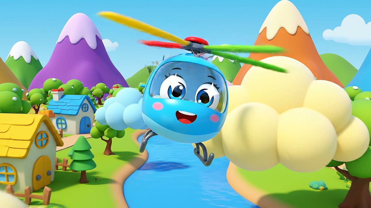 Un Pequeño Helicóptero Hace Zumb Zumb Zum | Canción de Transportes y Sonidos del Cielo