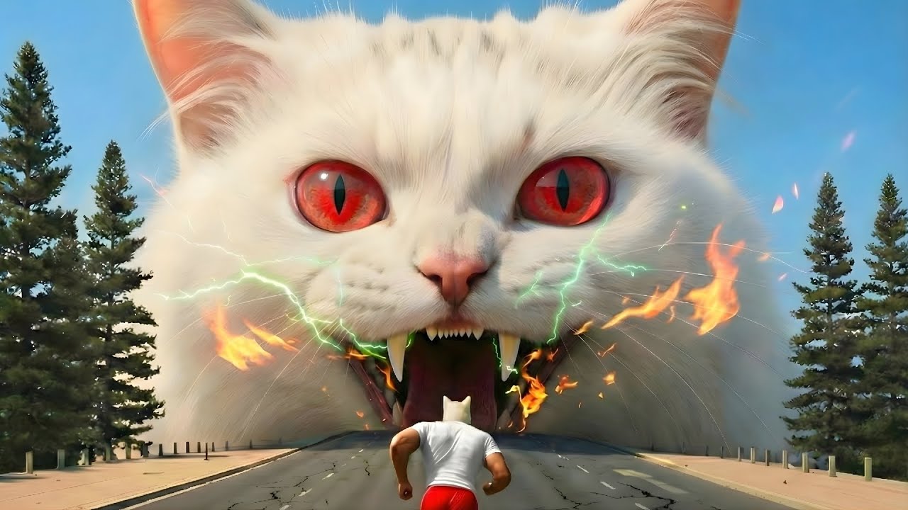 😲🐱After Eating a Magic🍔✨HOW Did the Kitten Transform So Fast?! | AI Cat Story