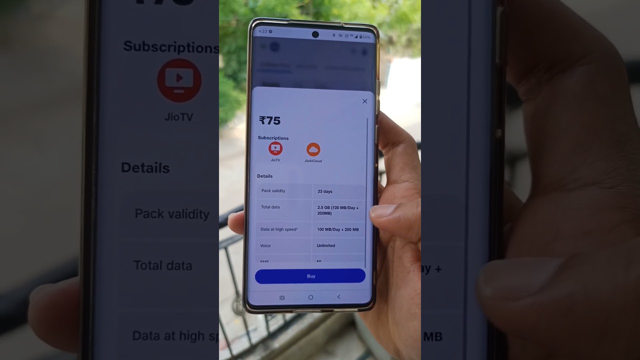 ₹75 Jio Prima Phone Recharge Plan All Details And Velidity 🔥 #shorts.