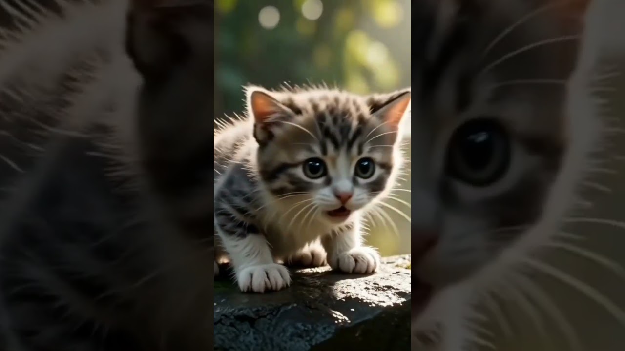 Monkey's Rescue Cat😊