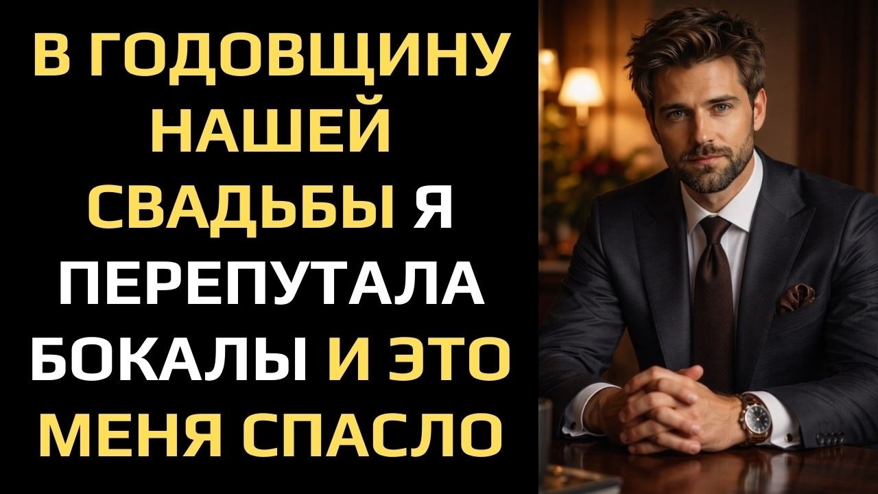 В ГОДОВЩИНУ НАШЕЙ СВАДЬБЫ Я ПЕРЕПУТАЛА БОКАЛЫ И ЭТО МЕНЯ СПАСЛО