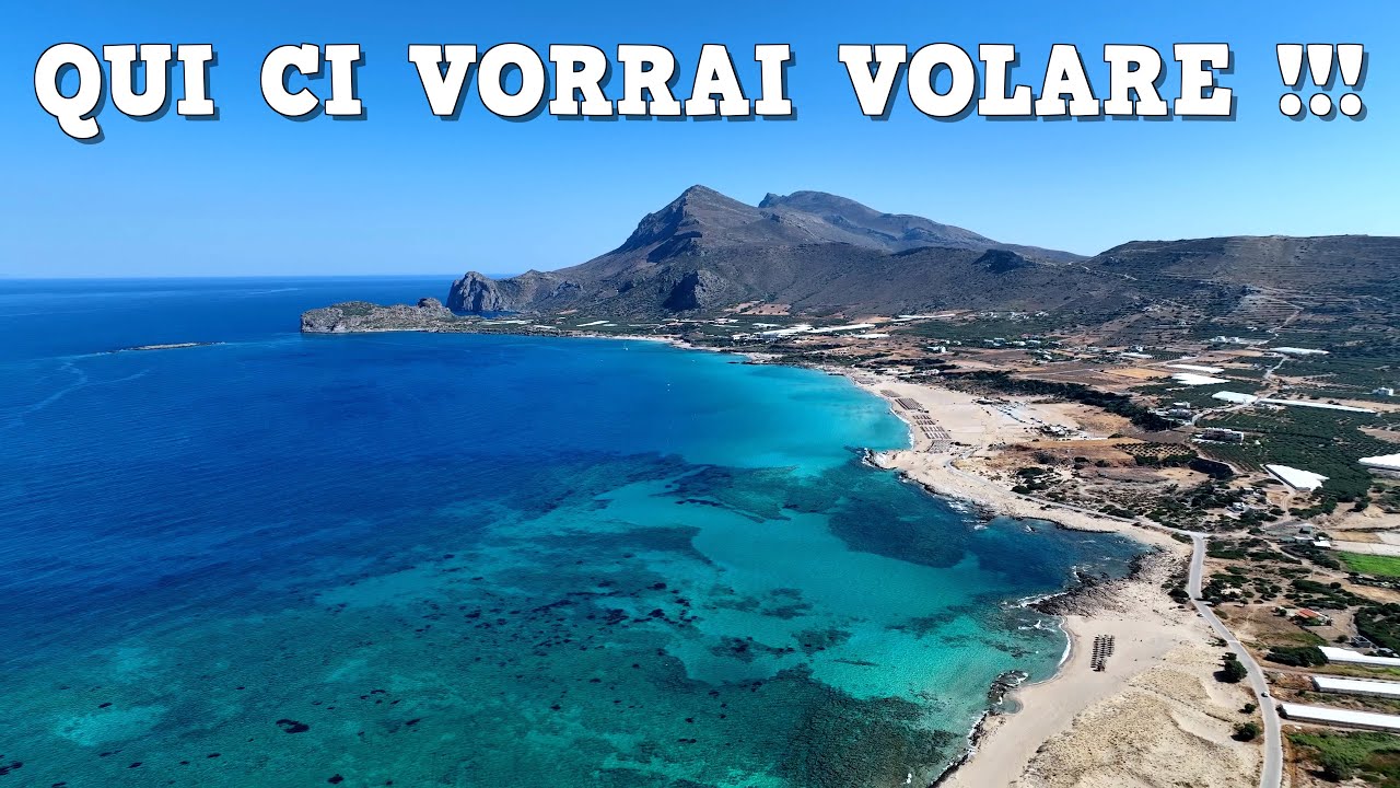 QUI CI VORRAI VOLARE !!! ... LA SPIAGGIA DI FALASARNA A CRETA