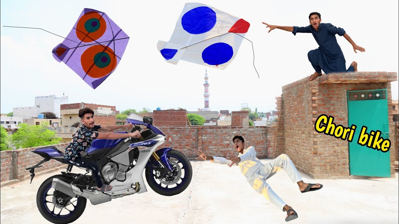 Kite Vs Nasir Black Havey Bike Chori Ho Gyi | Kite Challenge