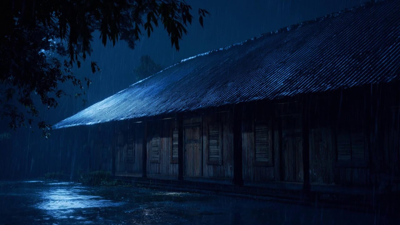 🌧️ Old Timber House Rainstorm — Insomnia Relief Sleep Ambience - Live