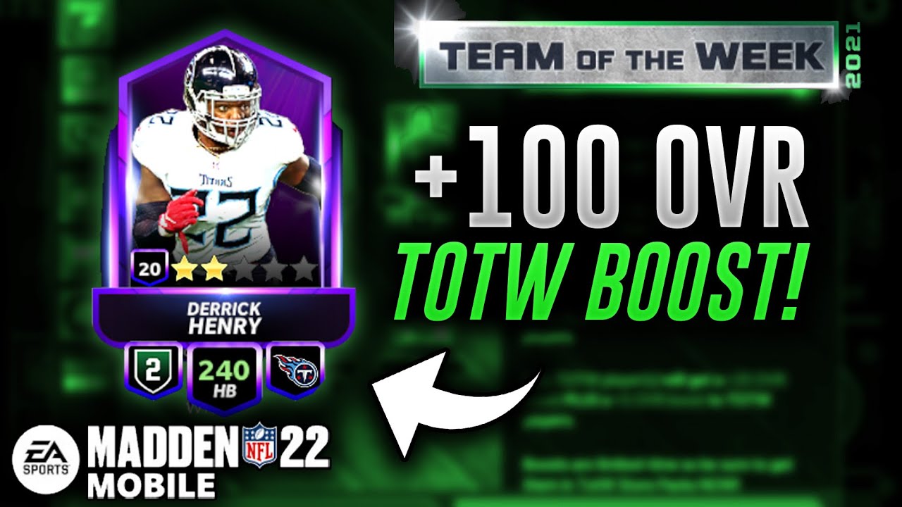 TOTW IS HERE! - 240 OVR DERRICK HENRY! - Madden Mobile 22