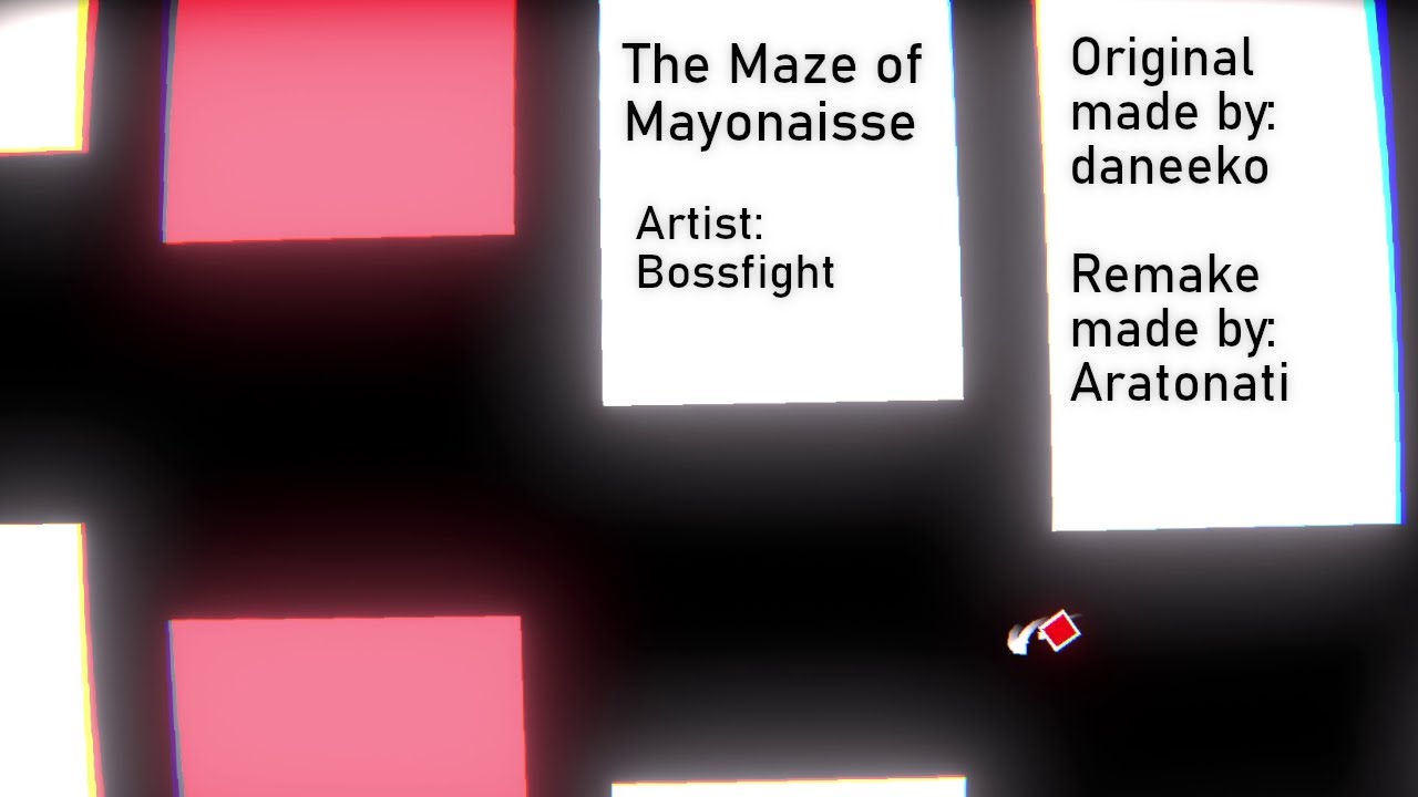 The Maze of Mayonnaise (remake) | Bossfight (Project Arrhythmia level made by Aratonati)