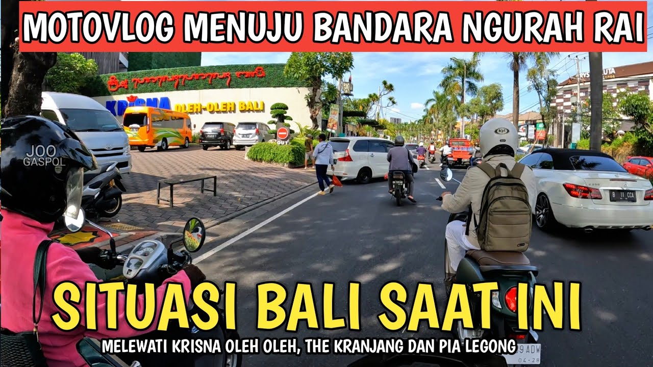 INFO BALI | NAIK MOTOR MENUJU BANDARA NGURAH RAI BALI