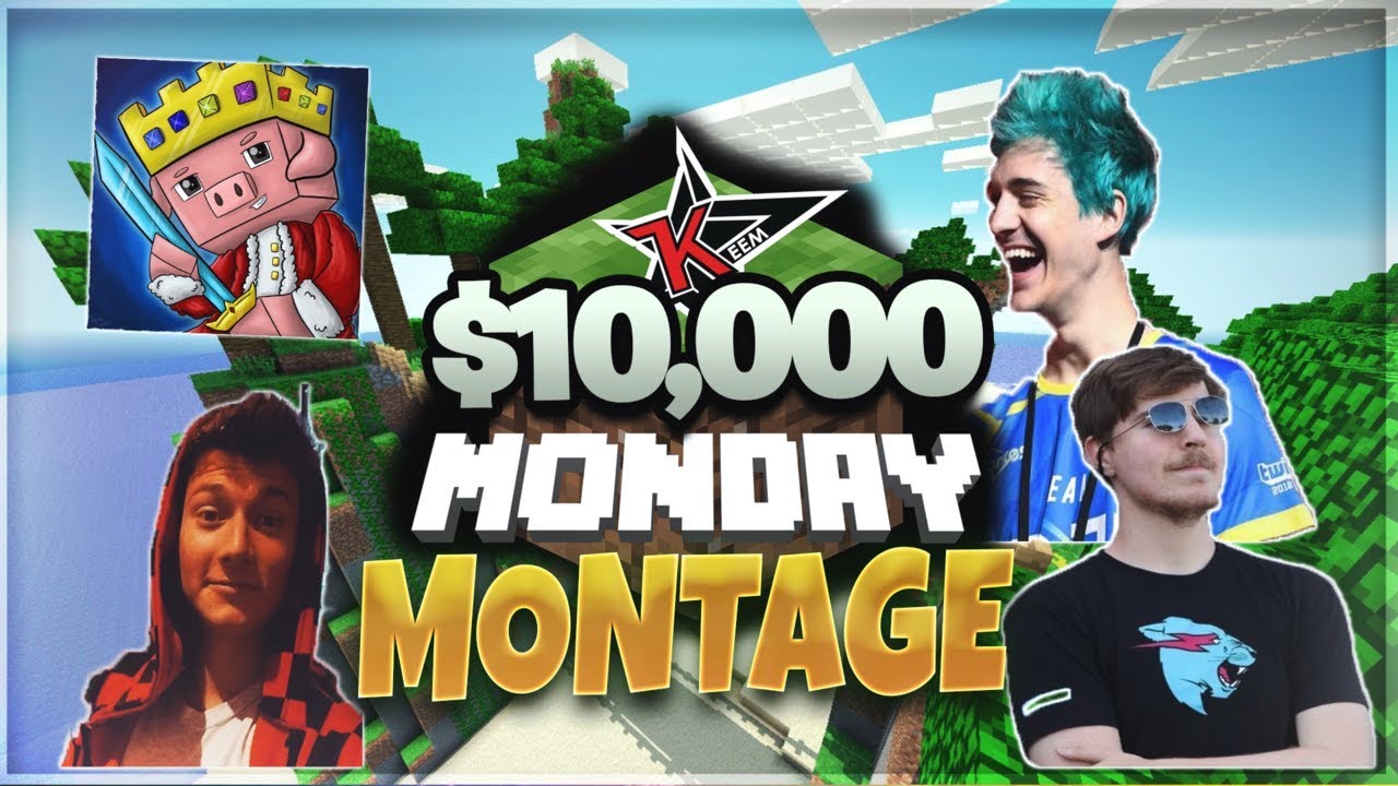 $10,000 Minecraft Monday Hunger Games Tournament Montage