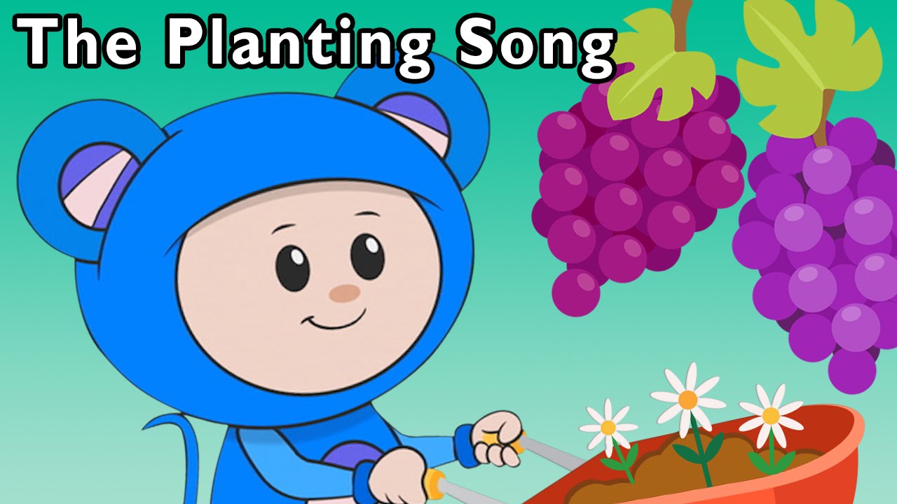 Kids Have Fun with Farm Work | The Planting Song + More | Mother Goose Club Phonics Songs