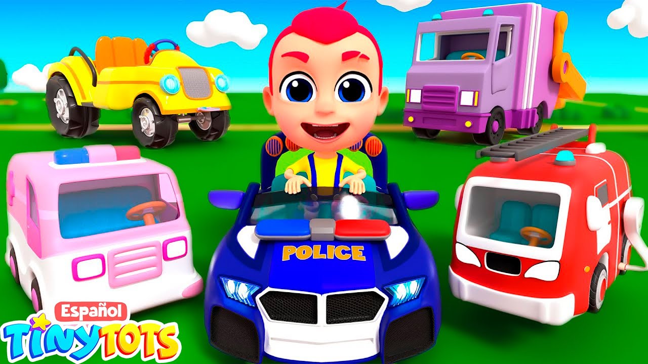 ¡Vamos, vamos, Autitos! 🚗🚓🚕 Autitos de Rescate | Tinytots - Canciones Infantiles
