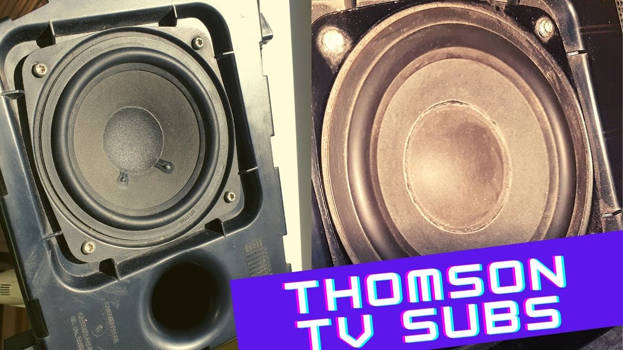 Which System Is The Best?#1:  4 different Thomson 2.1 CRT TV Speaker Systems