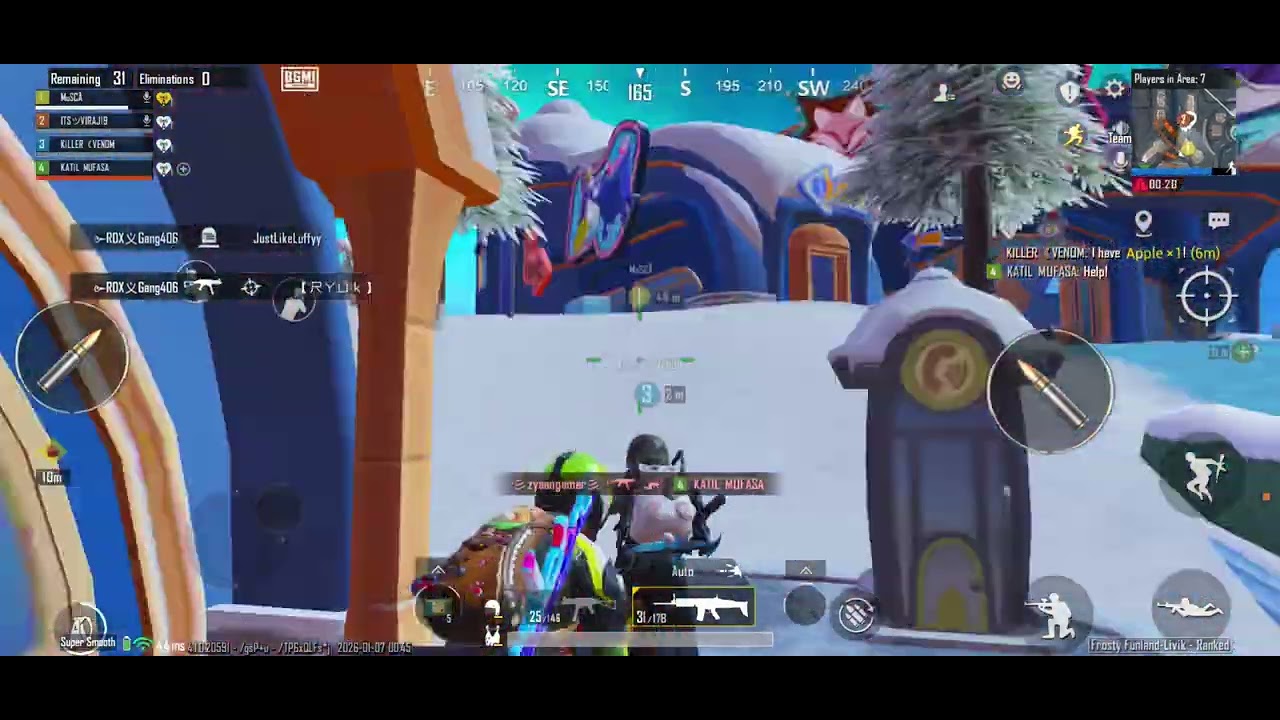 Again 0 kill children Ranked livik event gameplay in Bgmi 🍗🍗🍗🍗🍖