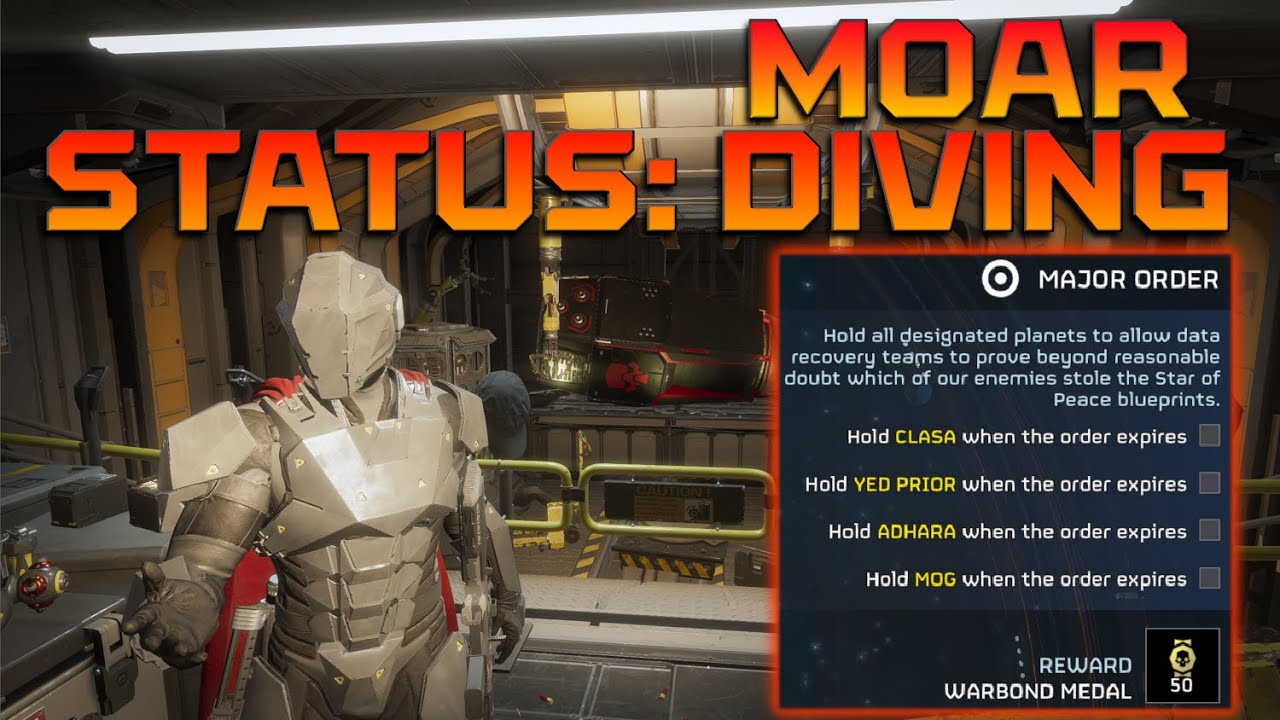 🔴 LIVE - MOAR Diving On The Major Order! | Helldivers 2