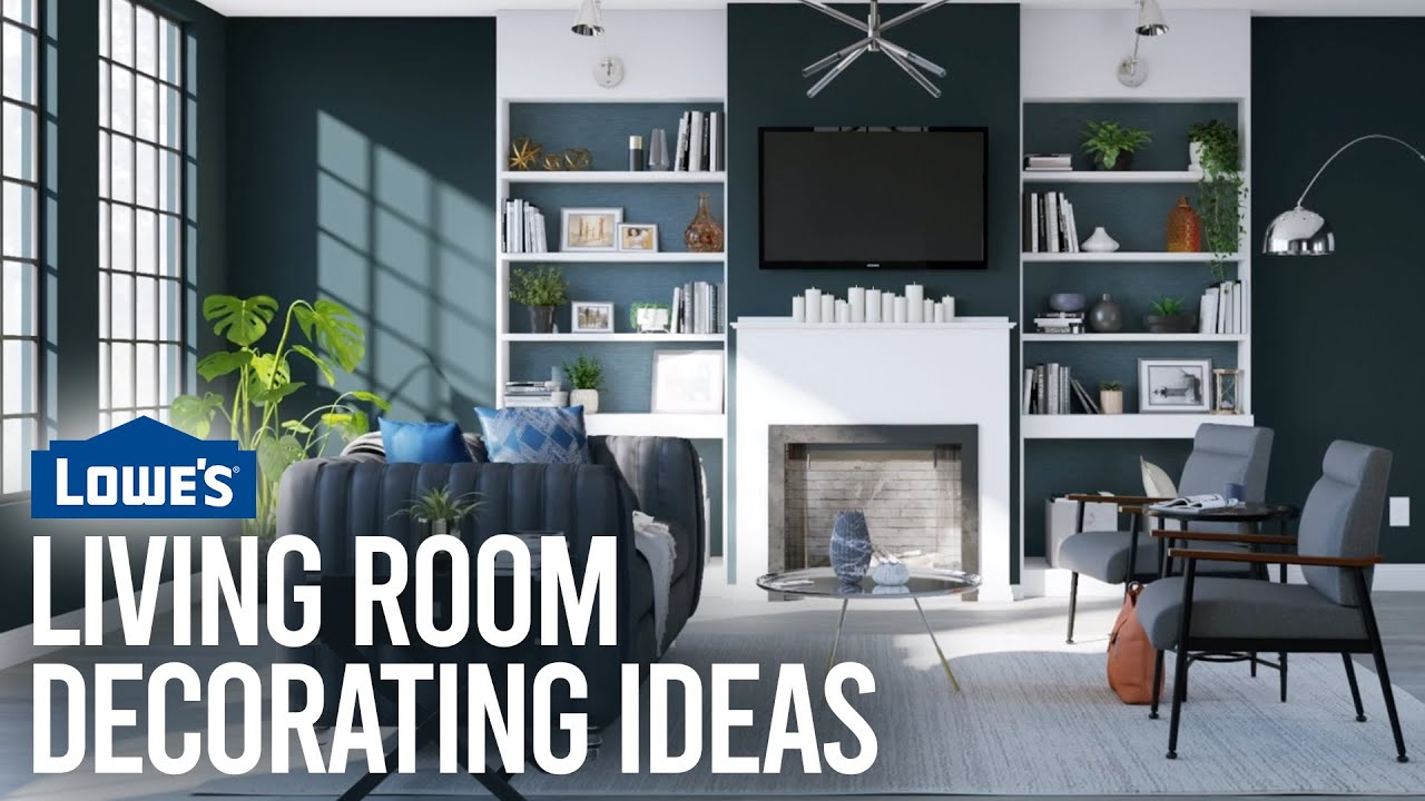Living Room Decorating Ideas /// Lowe's Design Basics