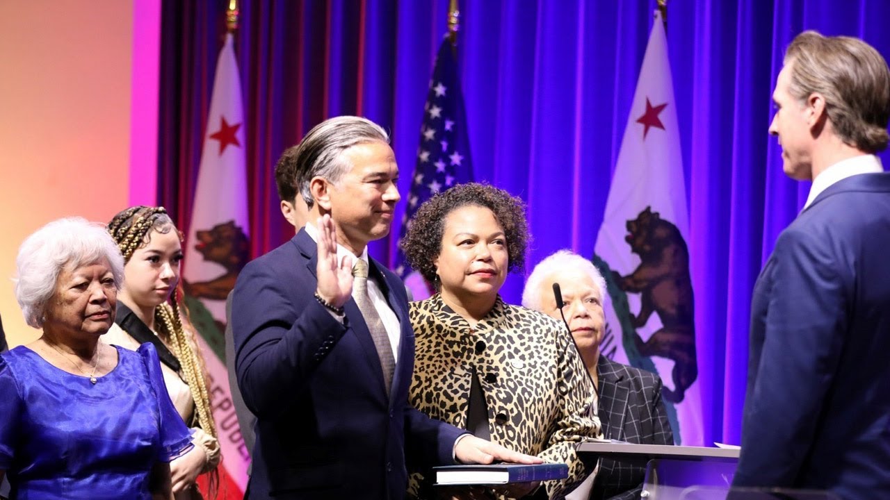 Attorney General Bonta Takes Oath of Office in Inaugural Ceremony in Sacramento