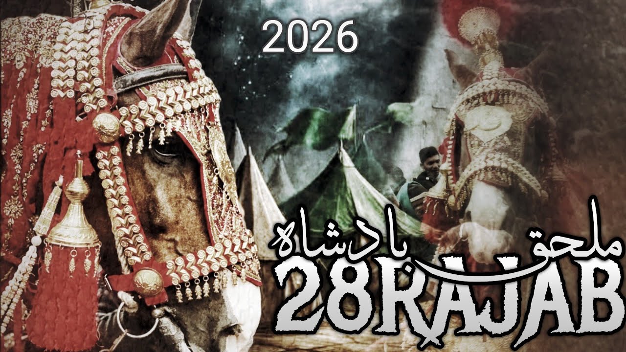 28 RAJAB 2026 | ZULJANAH | MULHAQ BADSHAH #nadeemsarwar #yaali #trending #unfrezzmyaccount #viral 