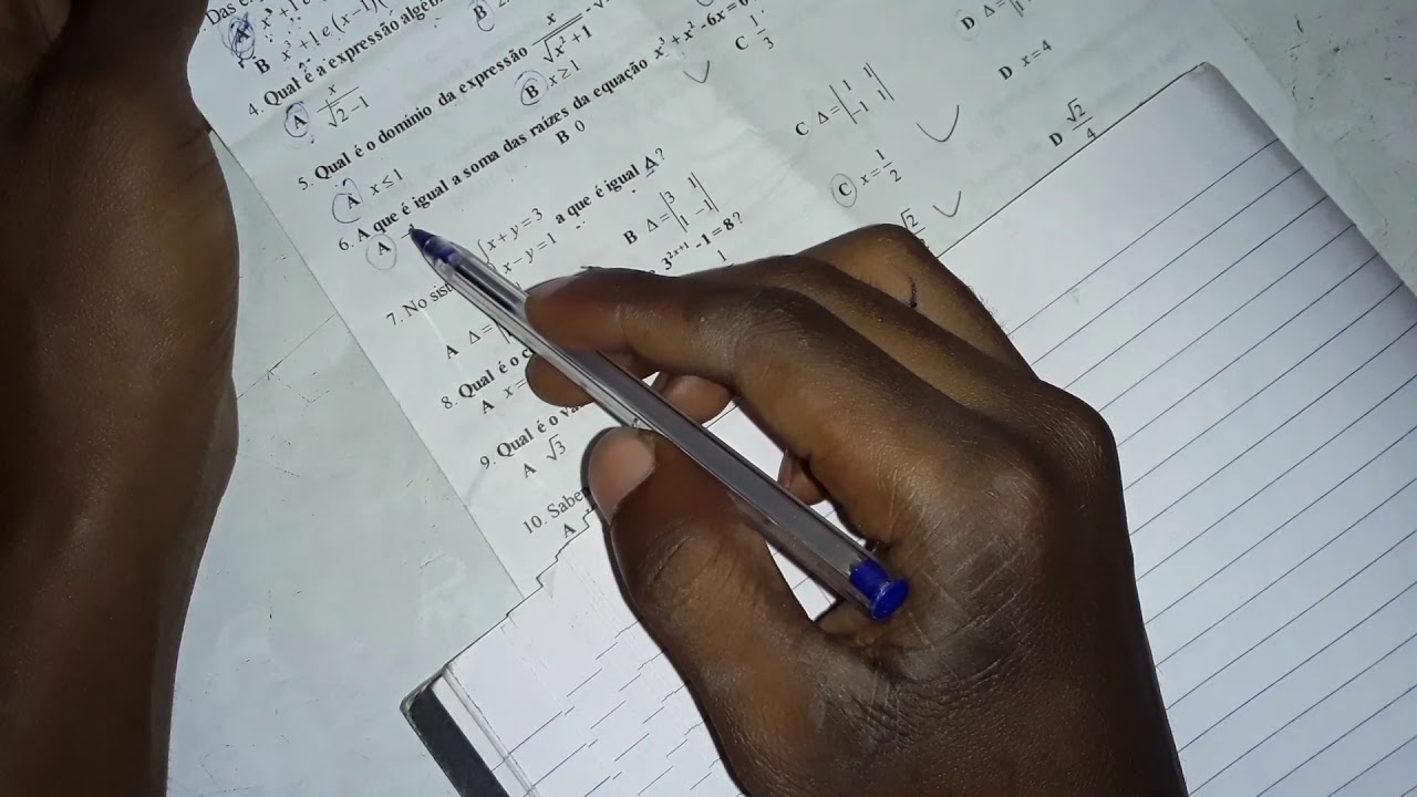 Resolução do Exame de Matemática 12 classe, 2018, parte 1