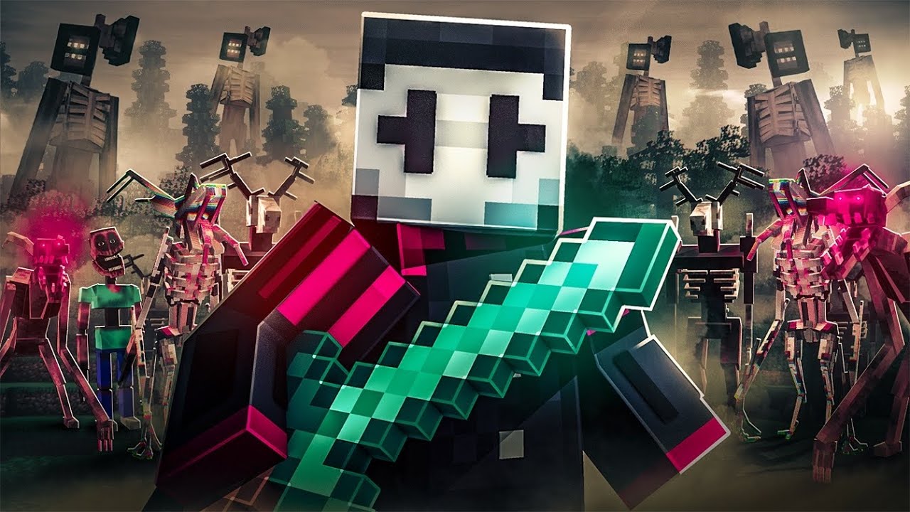 100 Horror Mobs vs ClownPierce