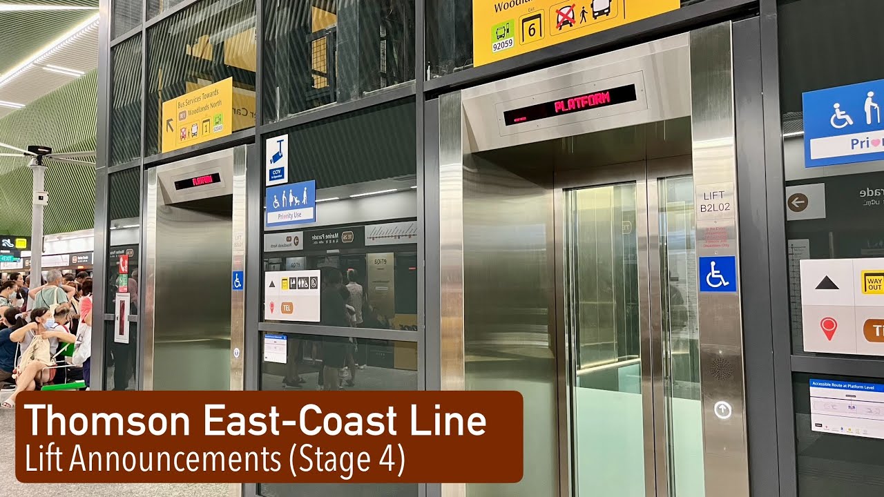 🚇 Thomson-East Coast Line (Stage 4) Lift Announcements