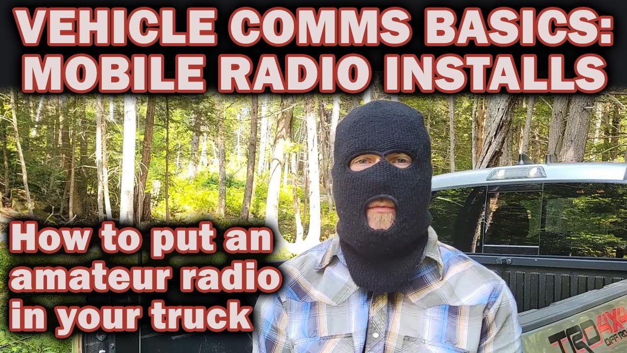 Basics of ham radio mobile/vehicle comms - getting an amateur radio set up in your car or truck.