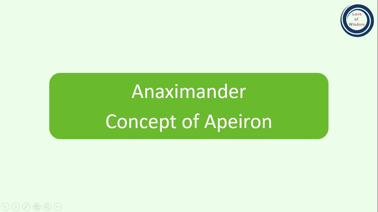 Anaximander's Concept of Apeiron