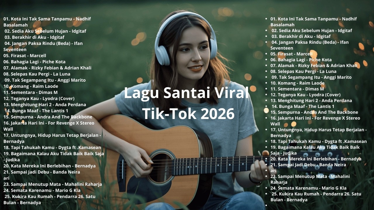 Viral Indonesian Pop 2026 🎧 TikTok Hits 2026 | Relaxing Songs for Chill Time